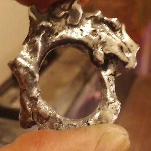 6 gram 18kt White Gold Dragon Ring